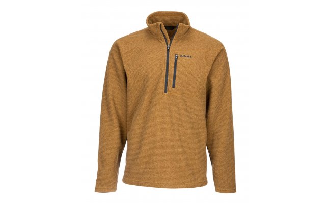 Rivershed Quarter Zip Simms Dark Bronze Rivershed Quarter Zip Simms Dark Bronze S