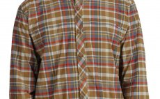 Fishing Shirt Simms BugStopper Chestnut Multi Plaid
