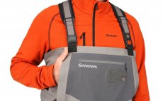 Fishing Waders Simms G4 Pro Stockingfoot Slate - Front Pockets
