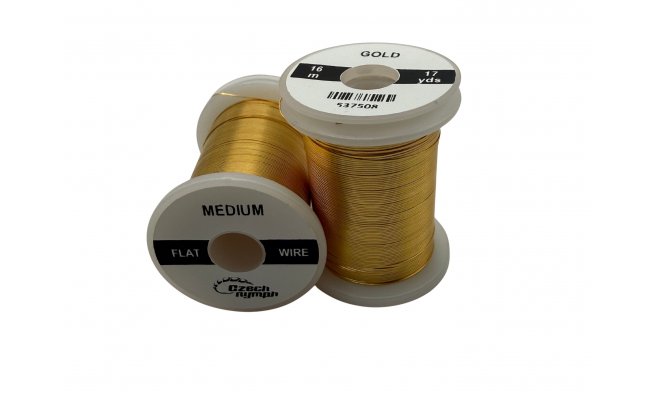 Flat Color Wire CzechNymph Medium Flat Color Wire CzechNymph Medium Gold