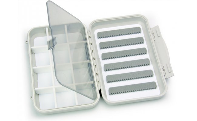 Fly Case Medium 6-Row & 12-Compartments Waterproof C&F Design CF-2306 Fly Case Medium 6-Row & 12-Compartments Waterproof C&F Design CF-2306 Off White