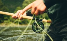 Fly Fishing Set - Guideline Embrace Salmon DH - In Action