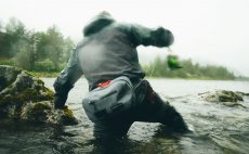 Fly Fishing Waistbag Guideline Experience Wateproof Waistbag 5 - In Action