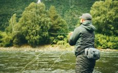 Fly Fishing Waistbag Guideline Experience Wateproof Waistbag 5 - In Action