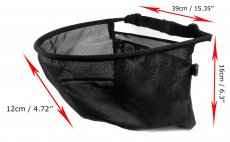 Fly Line Stripping Basket Leichi Mesh Black