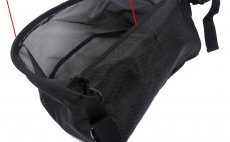 Fly Line Stripping Basket Leichi Mesh Black