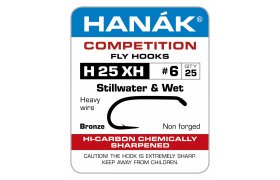 Fly Tying Hook Hanak Competition Stillwa ... Fly Tying Hook Hanak Competition Stillwater & Wet Bronze No 6, 25 pcs (H25XH)