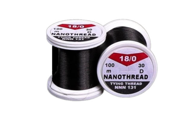 Fly Tying Thread Hends Nano 18/0 - 30D Fly Tying Thread Hends Nano White 18/0 30D