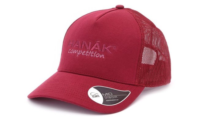 Han�k Competition MESH 24 Trucker Red Cap Han�k Competition MESH 24 Trucker Red Cap