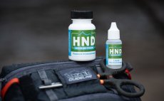 High N Dry Guideline Liquid Floatant Dropper Bottle - In Action