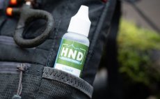 High N Dry Guideline Liquid Floatant Dropper Bottle - In Action