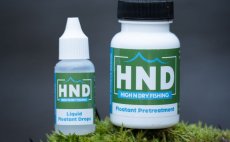 High N Dry Guideline Liquid Floatant Dropper Bottle - In Action