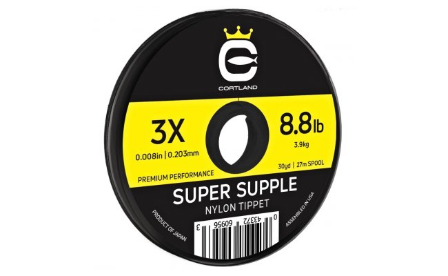 Nylon Tippet Cortland Super Suple 27 m Nylon Tippet Cortland Super Suple 27 m - 0,203 mm; 3,9 kg