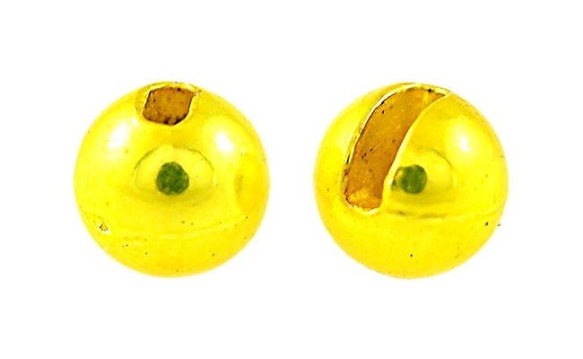 Tungsten Beads Knapek Hooks METALLIC Yellow Tungsten Beads Knapek Hooks METALLIC Yellow 2,0 mm, 10 pcs