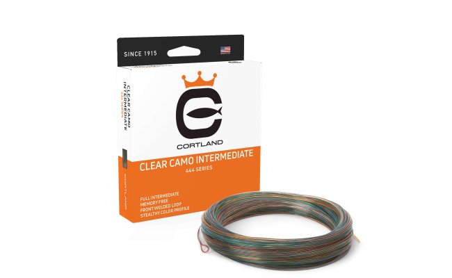 Fly Line Intermediate Cortland 444 CLEAR CAMO Classic Fly Line Intermediate Cortland 444 CLEAR CAMO Classic WF #4 - Camo