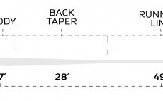 Fly Line Intermediate Cortland 444 CLEAR INTERMEDIATE Classic - Tapper Chart