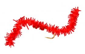 Chewing Gum Worm Red Chewing Gum Worm Red, Size 10