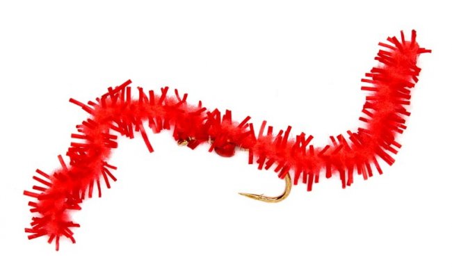 Chewing Gum Worm Red Chewing Gum Worm Red, Size 10