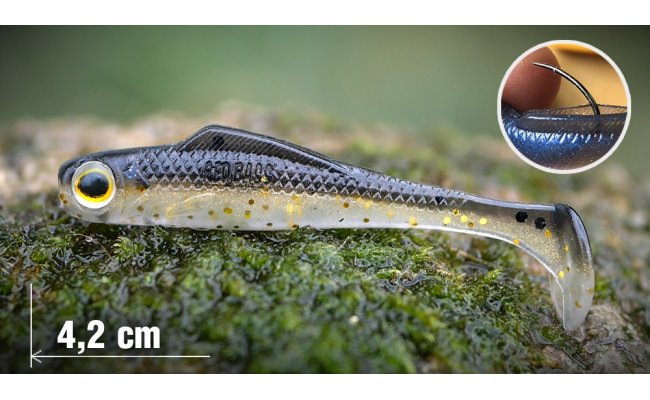 Gummy Ripper RedBass Kicker XS - 42 mm Gummy Ripper RedBass Kicker XS - 42 mm Signal Yellow UV