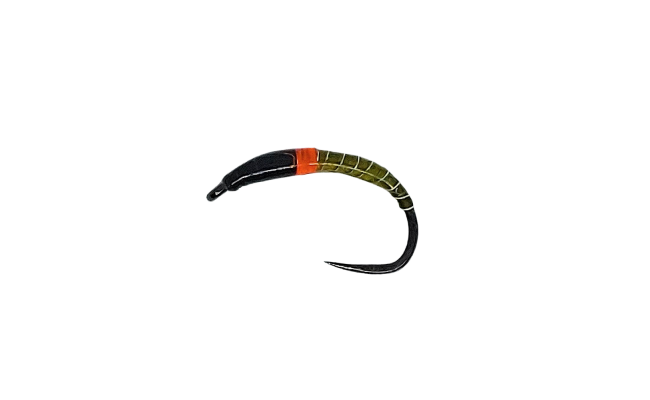 Epoxy Buzzer Olive & Orange Black Head B/L Epoxy Buzzer Olive & Orange Black Head B/L, Size 12