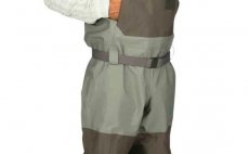 Fishing Waders Simms Freestone Stockingfoot Dark Gunmetal - Front Side