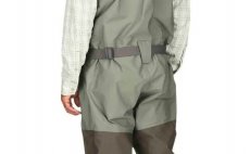 Fishing Waders Simms Freestone Stockingfoot Dark Gunmetal - Back Side