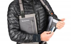 Fishing Waders Simms G4Z Stockingfoot Slate - YKK Waterproof Zipper & Internal Pocket