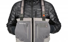 Fishing Waders Simms G4Z Stockingfoot Slate - Front Pockets