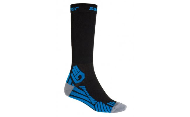 Functional Socks Sensor Compress Black/Blue Functional Socks Sensor Compress Black/Blue, 3/5