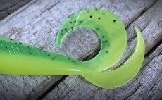 Gummy Ripper Twister RedBass Kixter XS - 45 mm - Double Tail