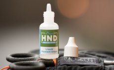 High N Dry Liquid Floatant Dropper Bottle - In Action