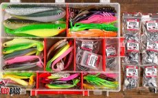 Spinning Lures Set RedBass Perch, Zander, Pike & Trout "Cheburashka"