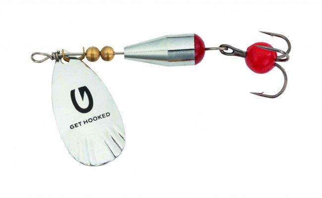 Trout Spinner Kinetic Droopy Silver Trout Spinner Kinetic Droopy Silver 6 g