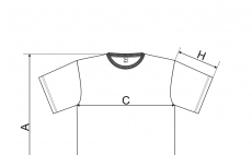 Fishing T-Shirt Tommi-Fly Brown Trout Khaki - Size Chart