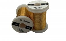 Flat Color Wire CzechNymph Ultrafine Gold