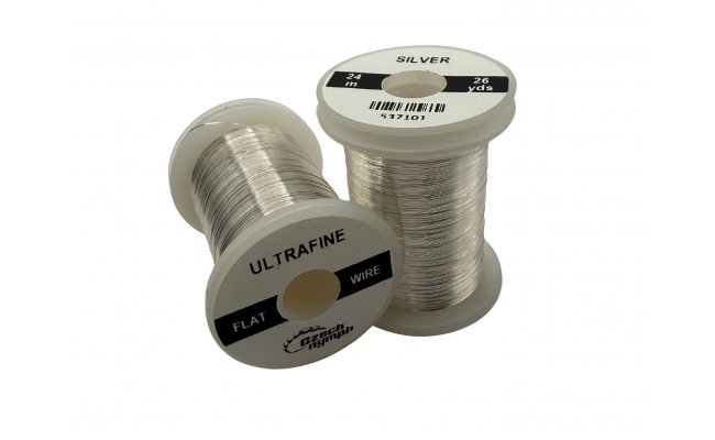 Flat Color Wire CzechNymph Ultrafine  Flat Color Wire CzechNymph Ultrafine Silver