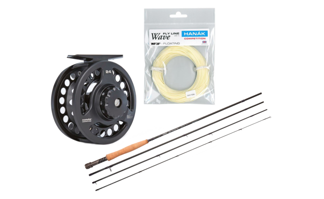 Fly Fishing Set - Han�k Competition Wave Nymph Start Basic Fly Fishing Set - Han�k Competition Wave Nymph Start Basic AFTMA 3