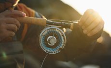 Fly Reel Guideline Aura Titan - In Action