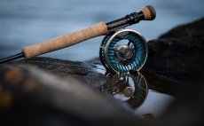 Fly Reel Guideline Aura Titan - In Action