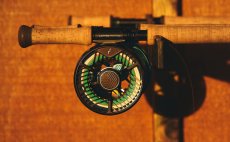 Fly Reel Guideline Aura Titan - In Action