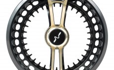 Fly Reel Guideline Fario LW Dk. Grey Green/Gold - Front Side