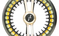 Fly Reel Guideline Fario LW Dk. Grey Green/Gold - Front Side