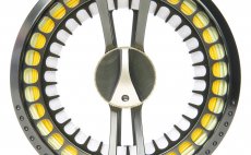 Fly Reel Guideline Fario LW Dk. Grey Green/Gold - Back Side