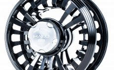 Fly Reel Guideline Halo Black Stealth #89 - Back Side