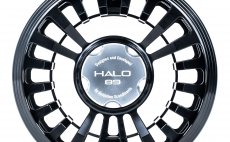 Fly Reel Guideline Halo Black Stealth #89 - Back Side