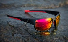 Polarised Glasses Guideline Experience Grey/Red Revo Coating Lens