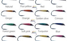 Stripped Peacock Quills Quill & Fly