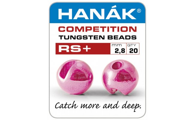 Tungsten Beads Hank Competition RS+ Metallic Pink Light Tungsten Beads Hank Competition RS+ Metallic Pink Light 2.3 mm, 20 pcs