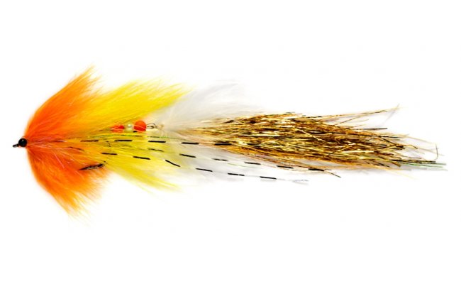 Articulated Whistler Yellow & Orange Articulated Whistler Yellow & Orange, Size 4/0