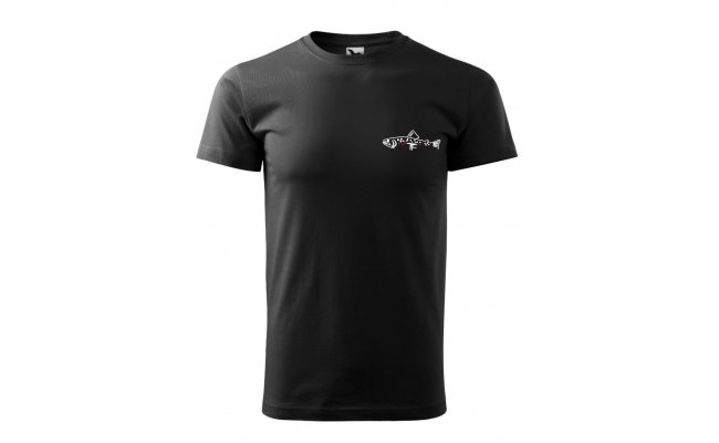 Fishing T-Shirt Tommi-Fly Brown Trout Black Fishing T-Shirt Tommi-Fly Brown Trout Black XS